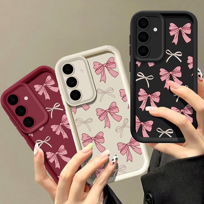 Phone Cases Galaxy S26 Ultra - Bow Tie Silicone Case For Samsung