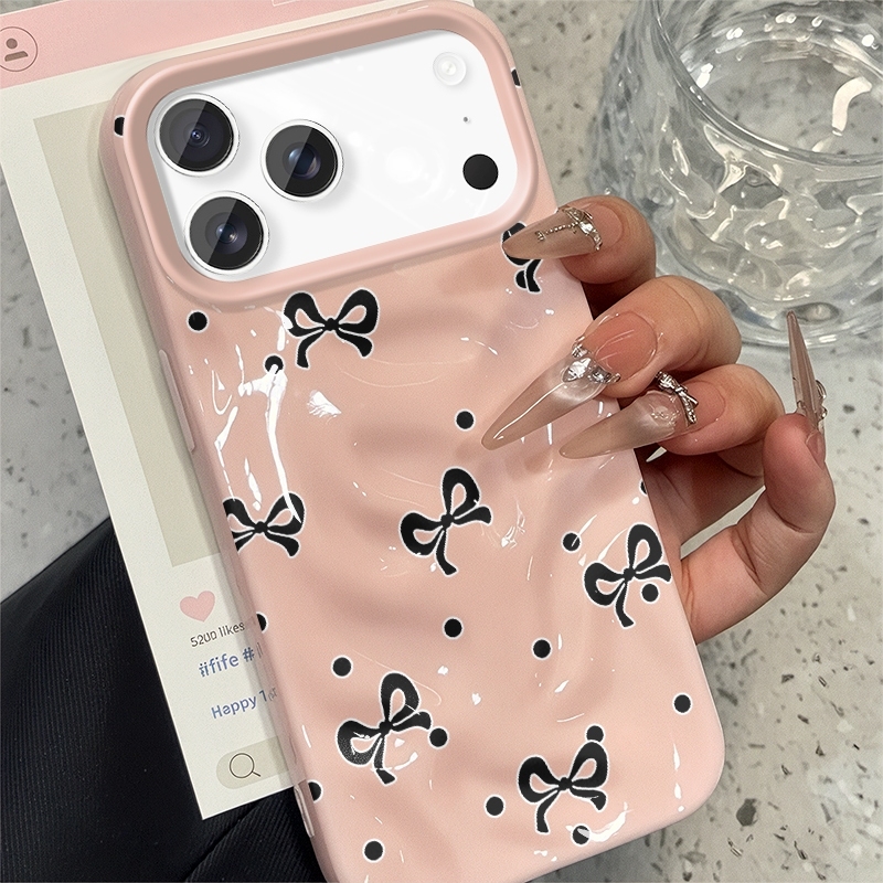 Phone Cases Cool Girl - Lovely Korean Bow Candy Color Phone