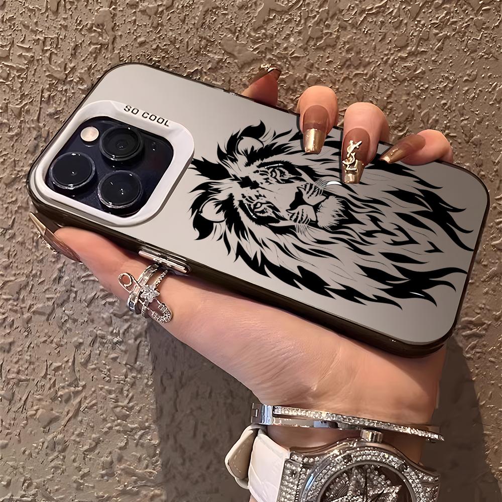 Phone Cases Drawing - Lion Hand Drawing Phone Case For