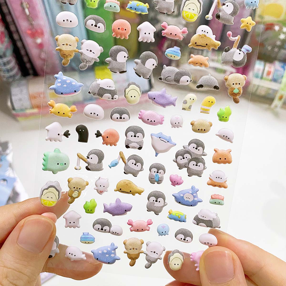 Phone Cases Kids - Kawaii Cute Animals 3D Puffy Squishy