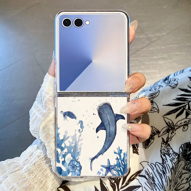 Phone Cases Clear - Whale Pattern Phone Case For Samsung