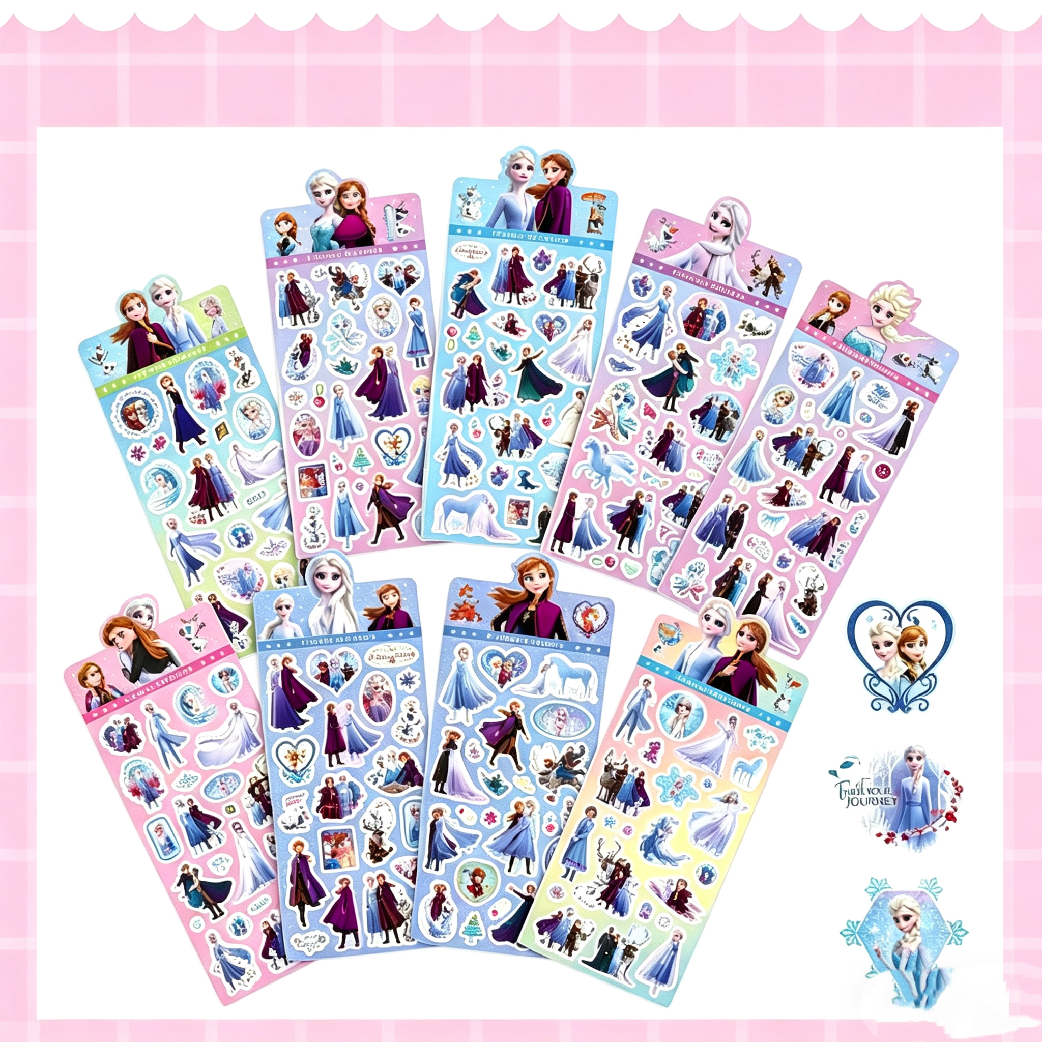 Phone Cases Kids - 5Pcs Frozen 2 Laser Stickers, Cute