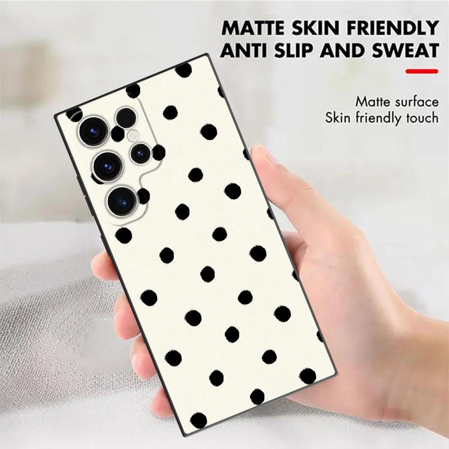 Retro Polka Dots Funda Phone C - Phone Cases Samsung S25 Ultra review and price