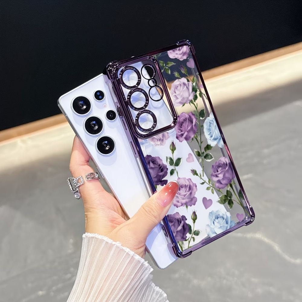 Electroplated Four-Corner Anti - Phone Cases Clear review and price