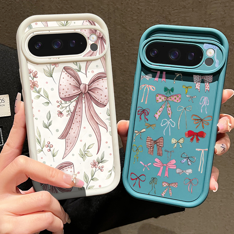 Love Hearts Bow Pattern Phone  - Phone Cases Pixel 10 review and price