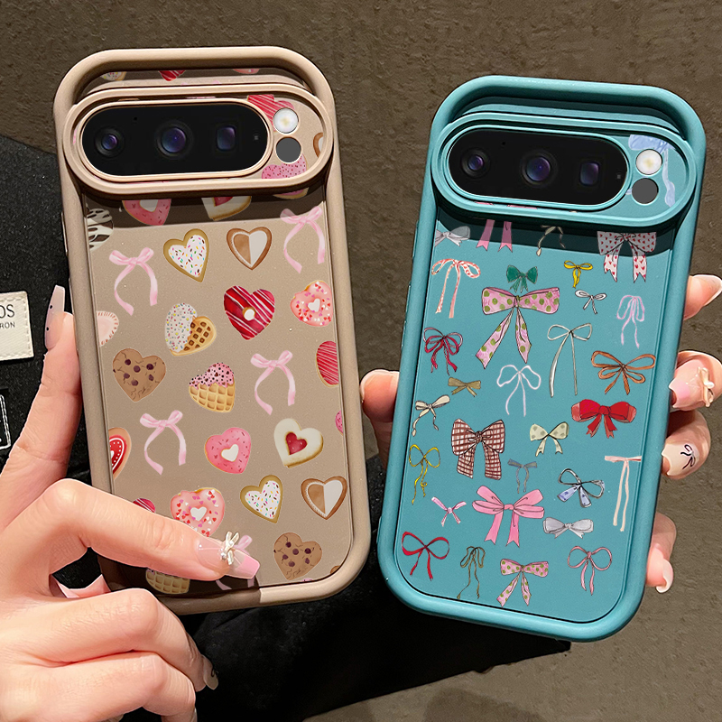 Love Hearts Bow Pattern Phone  - Phone Cases Pixel 10 review and price