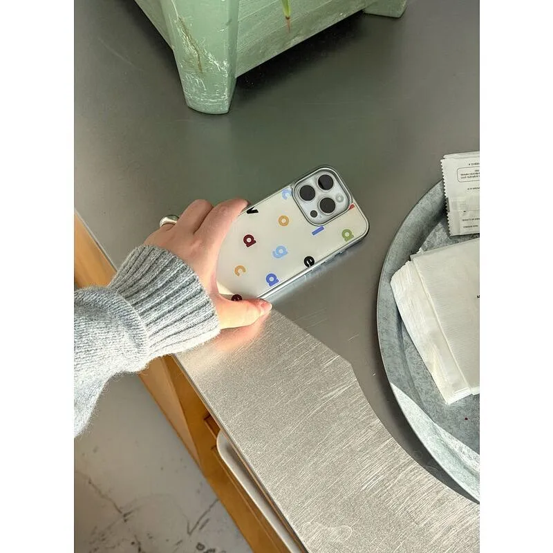 Pure Color Simplicity English  - Phone Cases Drop Proof review and price