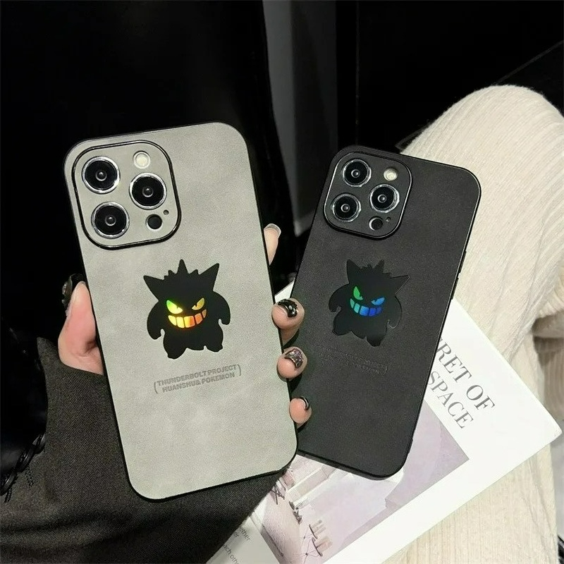 Cartoon Anime Gengar Leather T - Phone Cases Leather review and price
