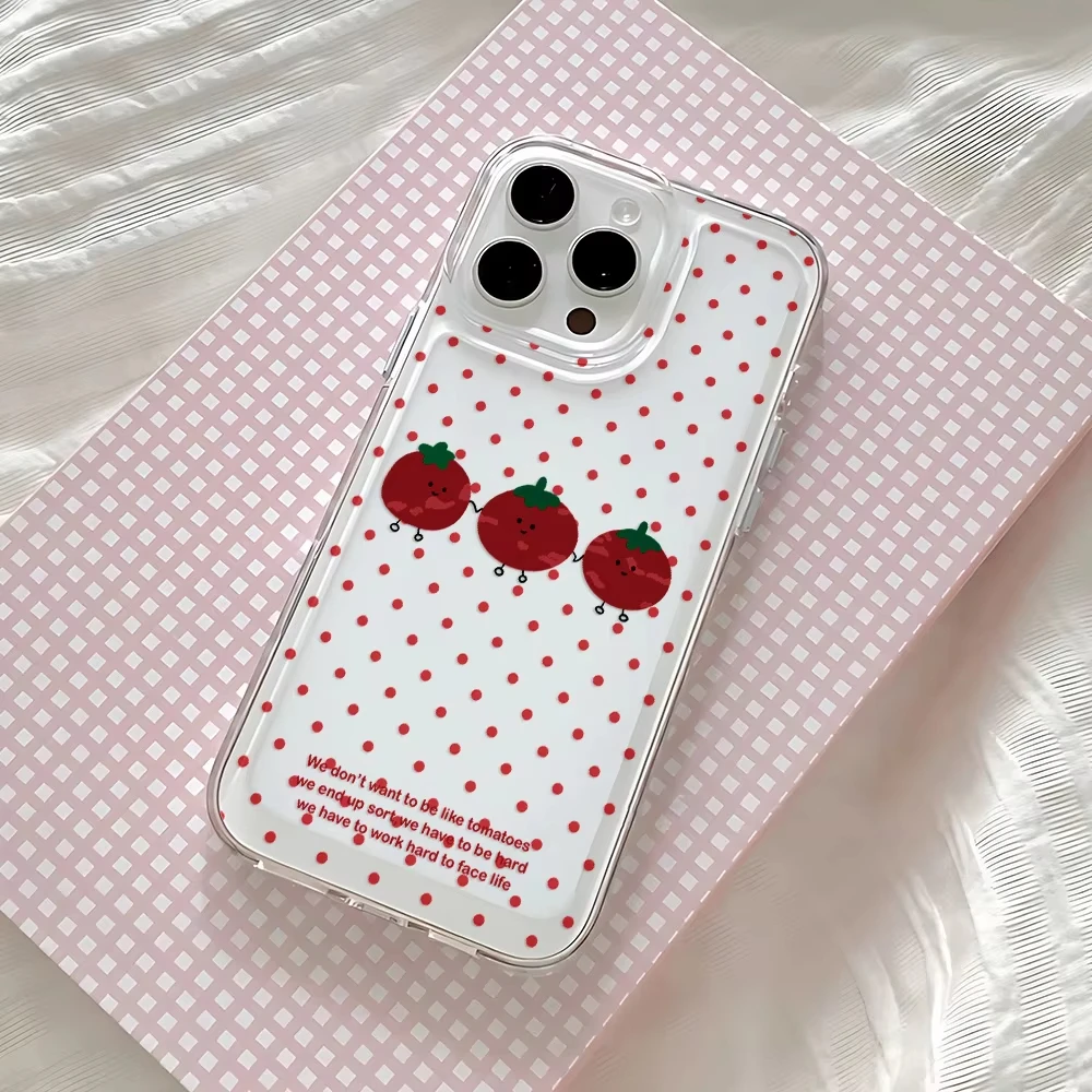 Minority Korean Cute Tomato Cl - Phone Cases Drawing review and price