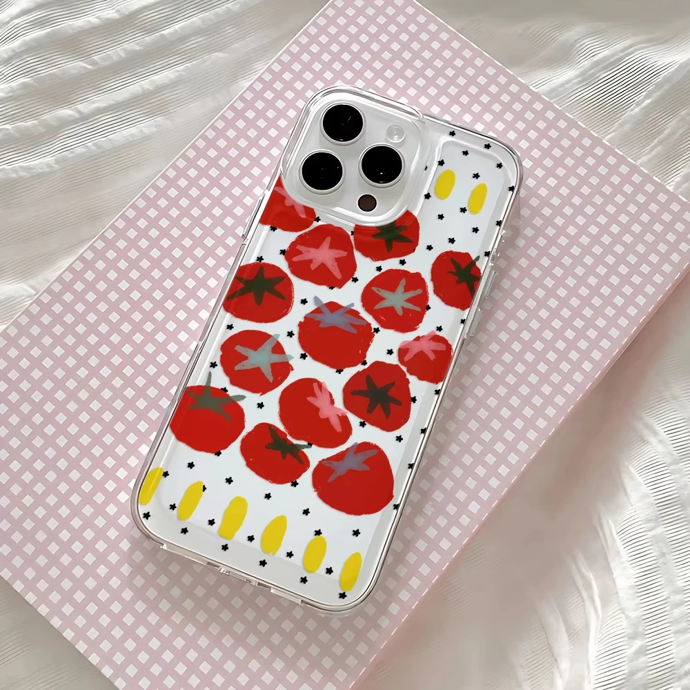 Minority Korean Cute Tomato Cl - Phone Cases Drawing review and price