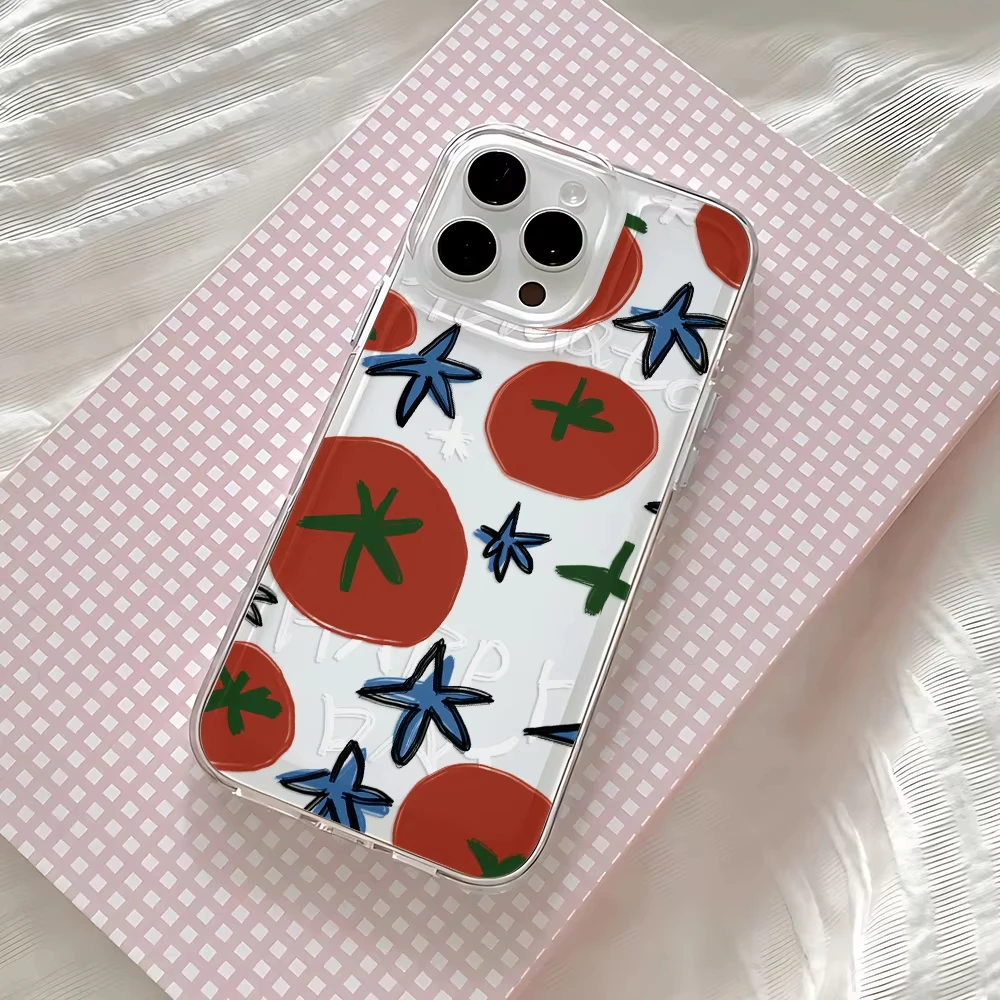 Minority Korean Cute Tomato Cl - Phone Cases Drawing review and price