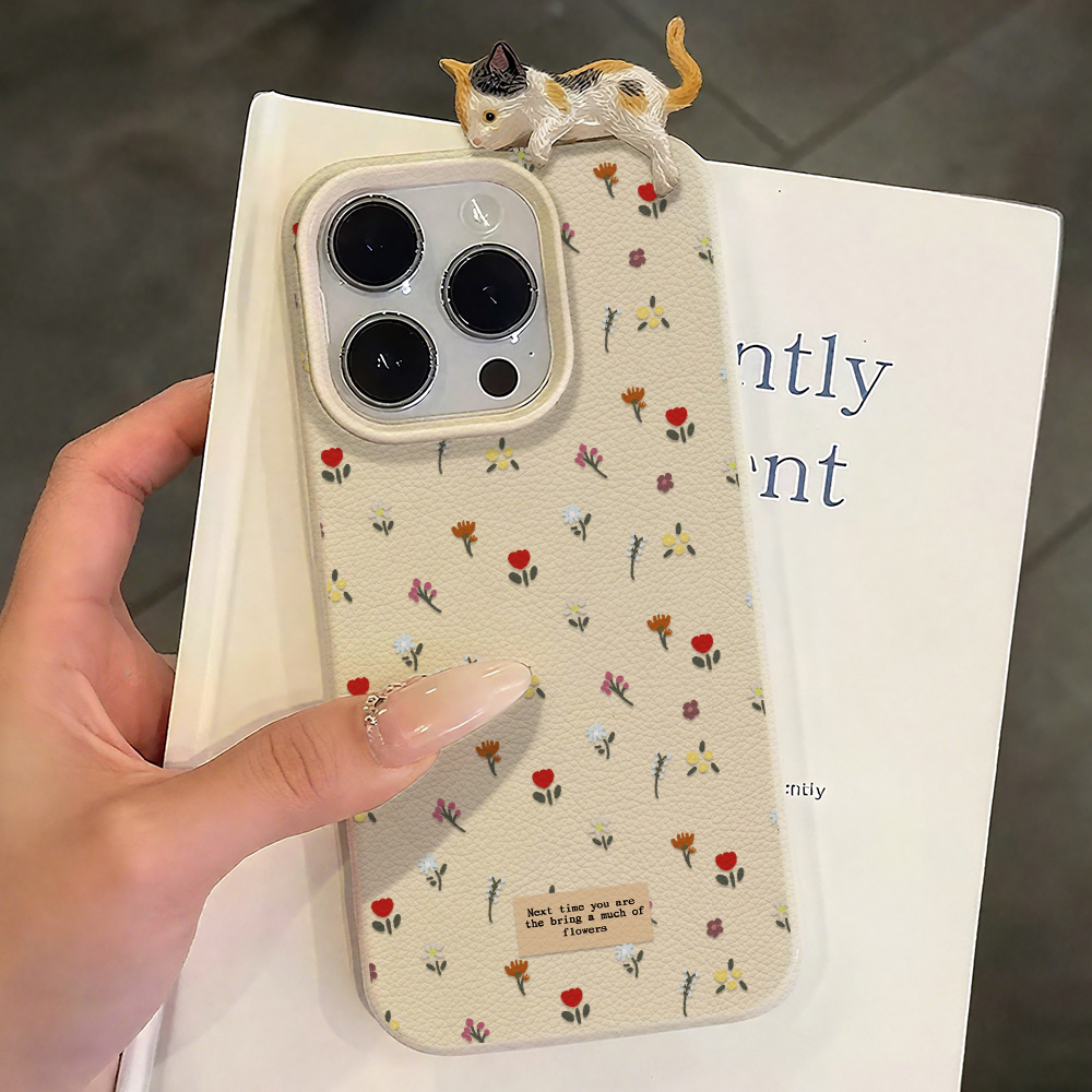 Cute Floral Soft Silicone Phon - Phone Cases Leather review and price