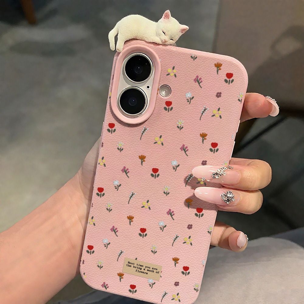 Cute Floral Soft Silicone Phon - Phone Cases Leather review and price