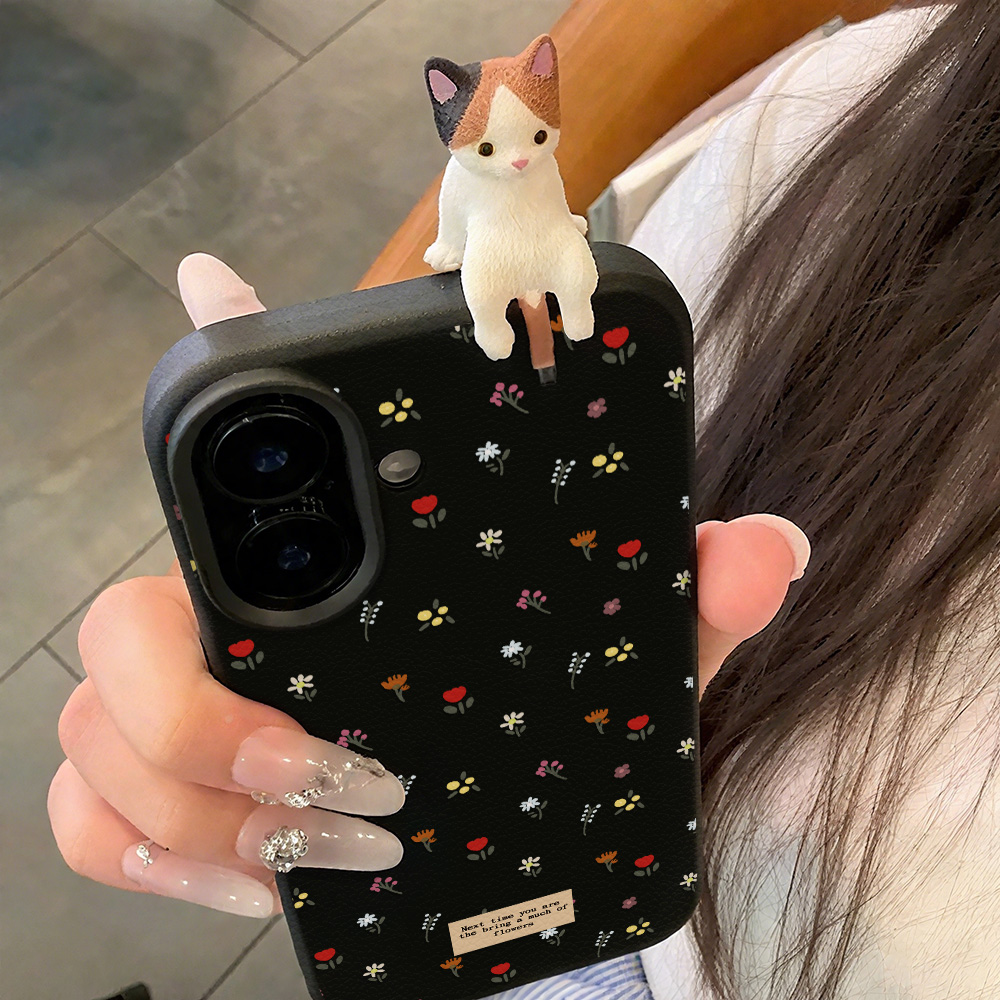 Cute Floral Soft Silicone Phon - Phone Cases Leather review and price