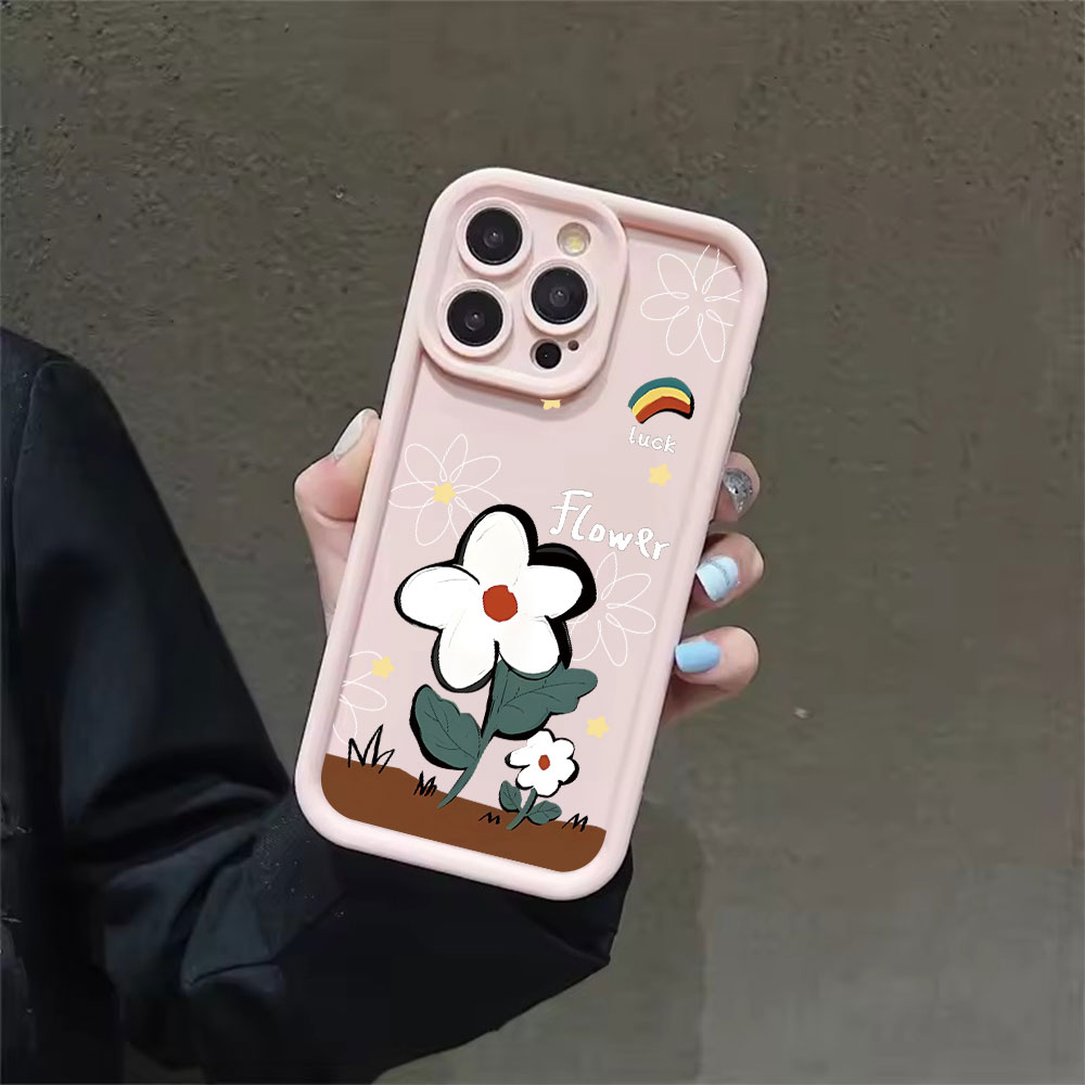 Lucky Cartoon Flower Soft TPU  - Phone Cases Drop Proof review and price
