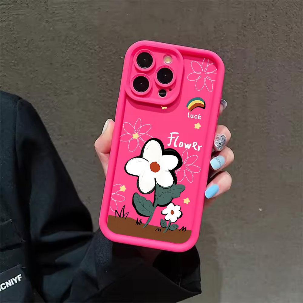 Lucky Cartoon Flower Soft TPU  - Phone Cases Drop Proof review and price