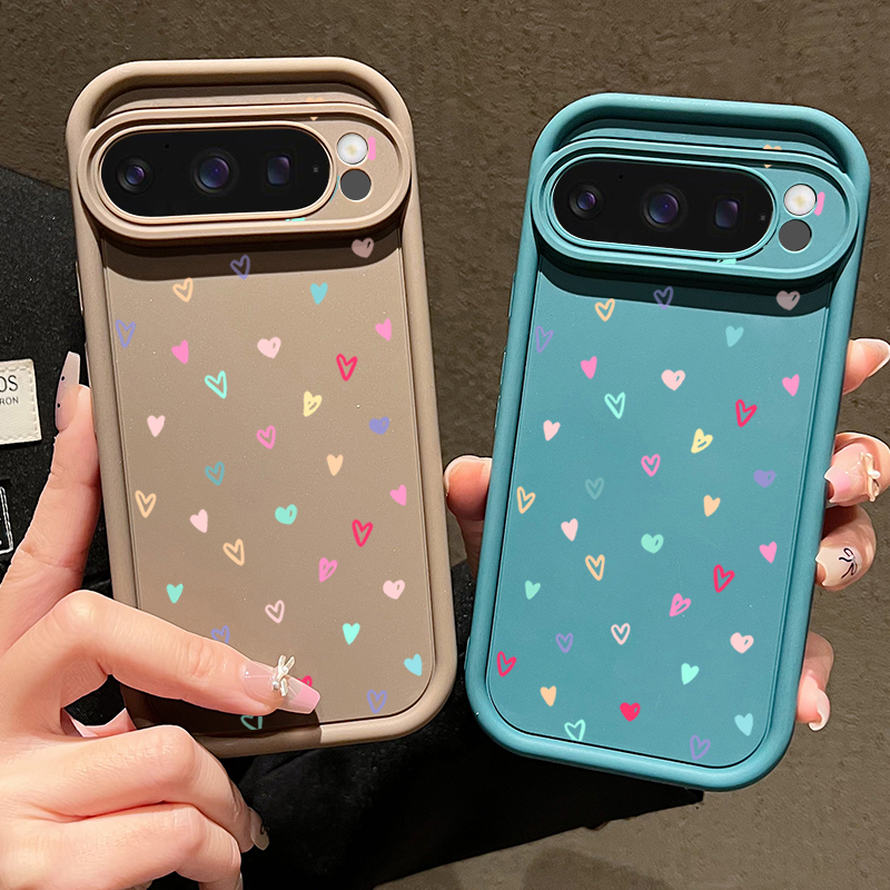 Colorful Little Hearts Soft Ca - Phone Cases Pixel 10 review and price