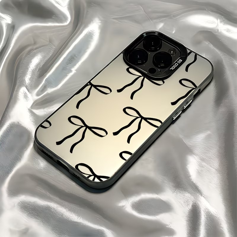 Black Bow Print Phone Case For - Phone Cases For Iphone 17 review and price