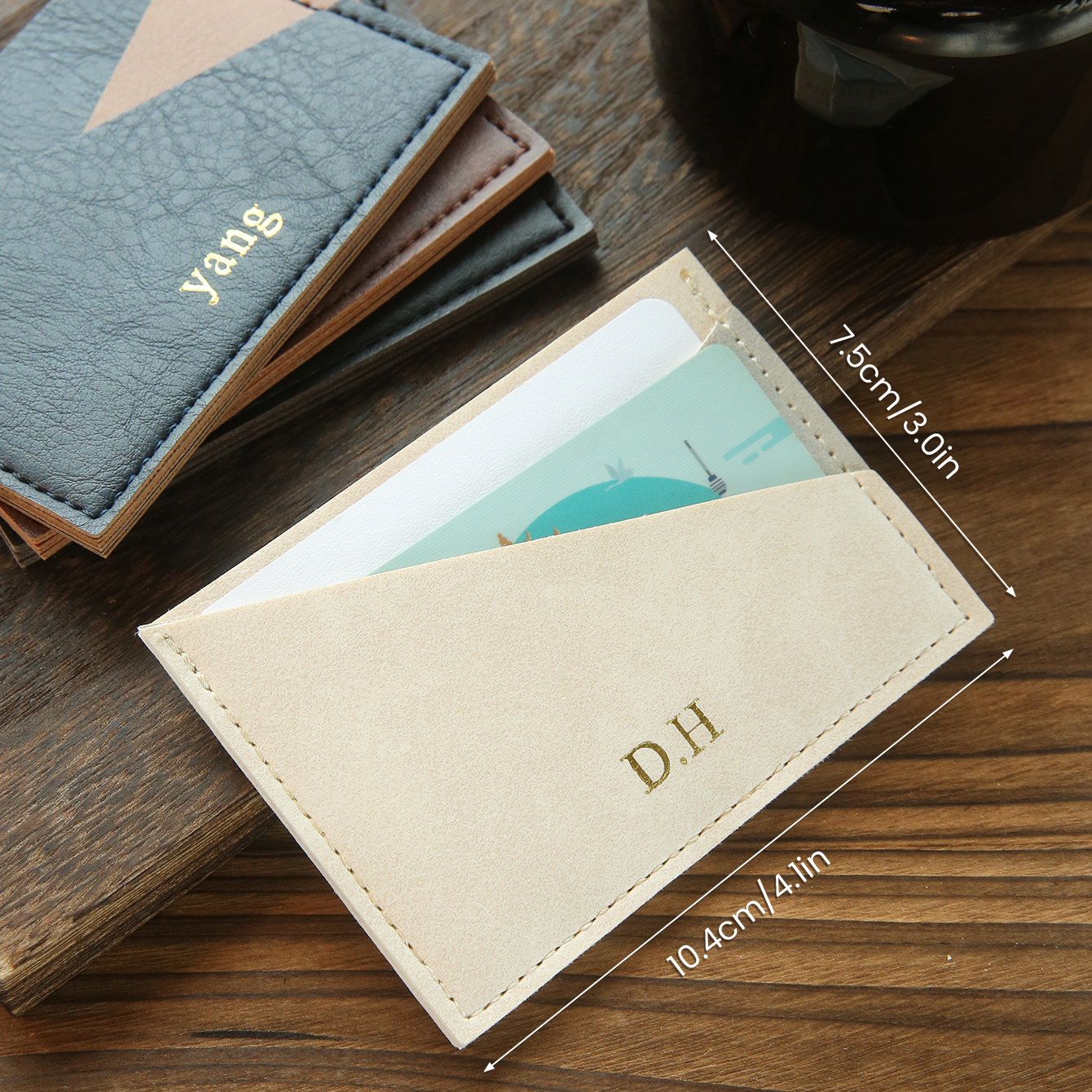 1PC Personalized Slim Minimali - Slim Card Slot Case review and price