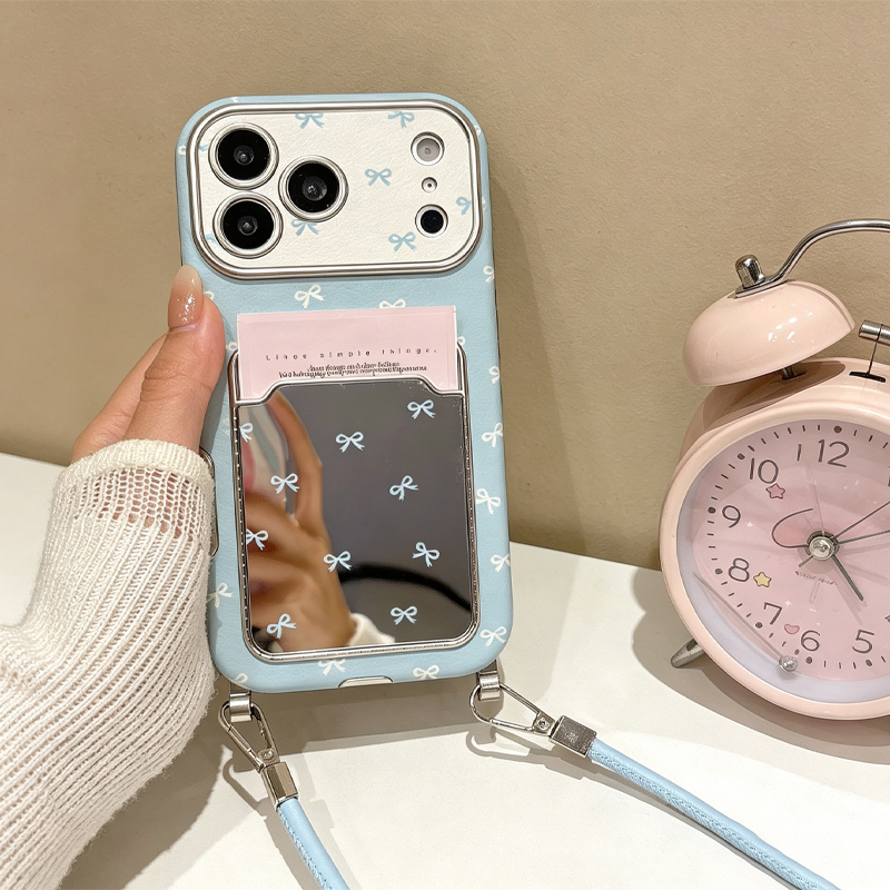 Cute Bow Mirror Card Holder Ph - Phone Cases With Loop review and price