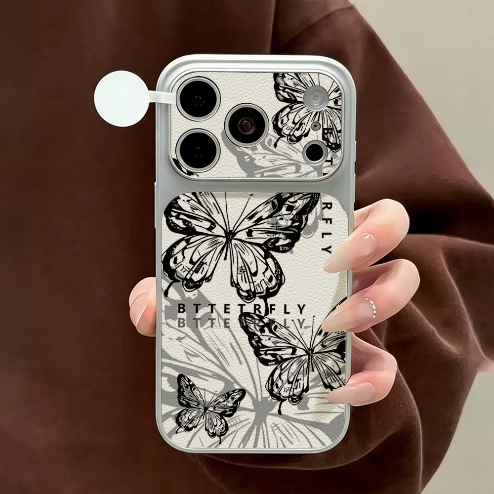 Blue Butterfly PU Leather Phon - Phone Cases Leather review and price
