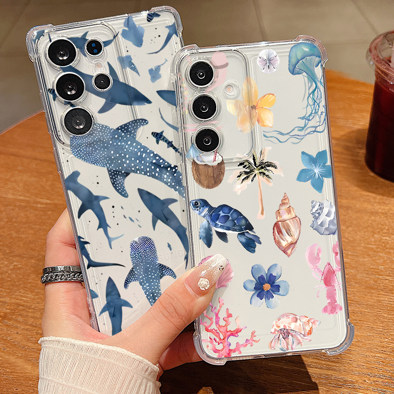 Whale Turtle Pattern Clear Pho - Phone Cases Clear review and price