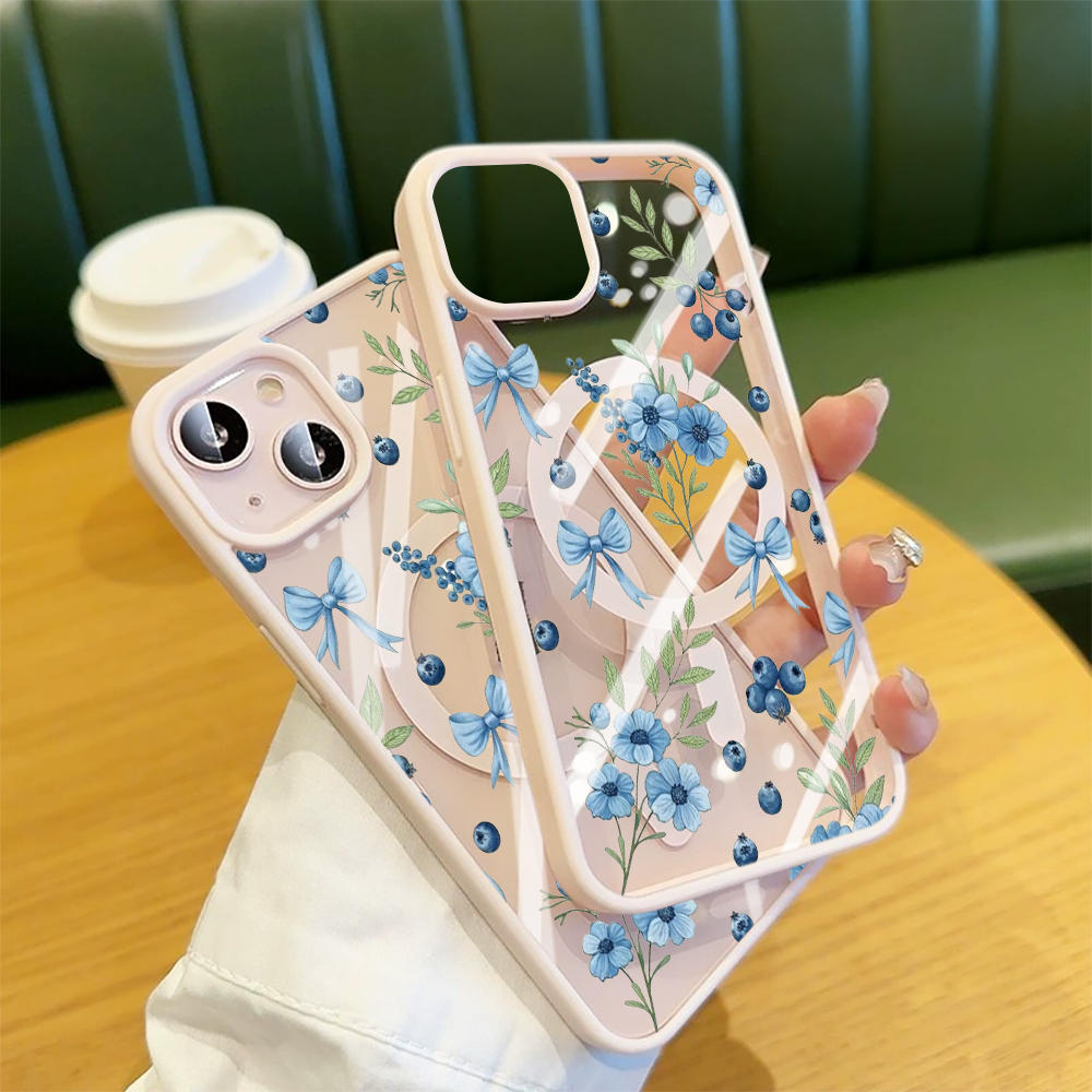 Blueberry Floral Clear Case  F - Phone Cases Clear review and price