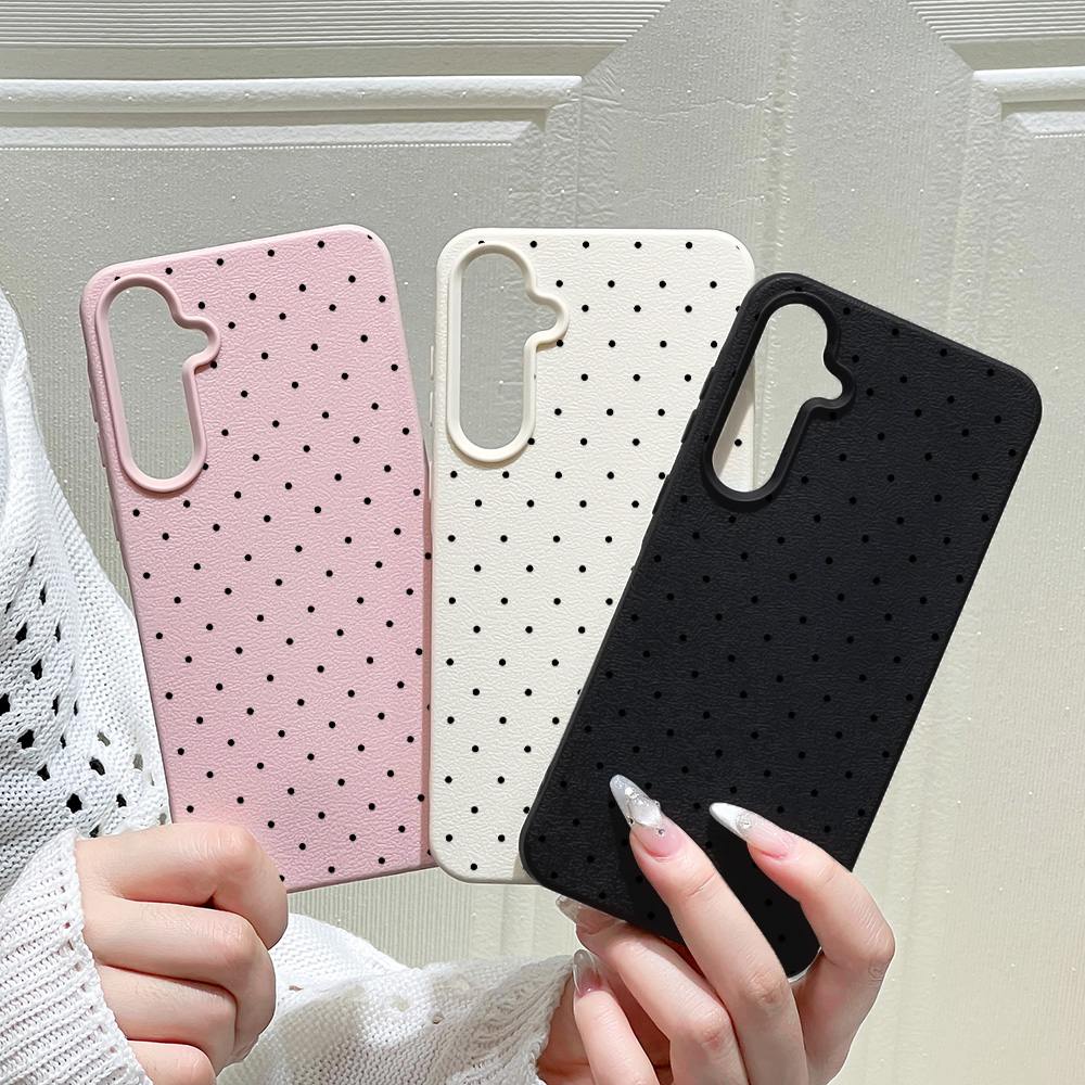 Ins Polka Dots Phone Case For  - Phone Cases Samsung S25 Ultra review and price