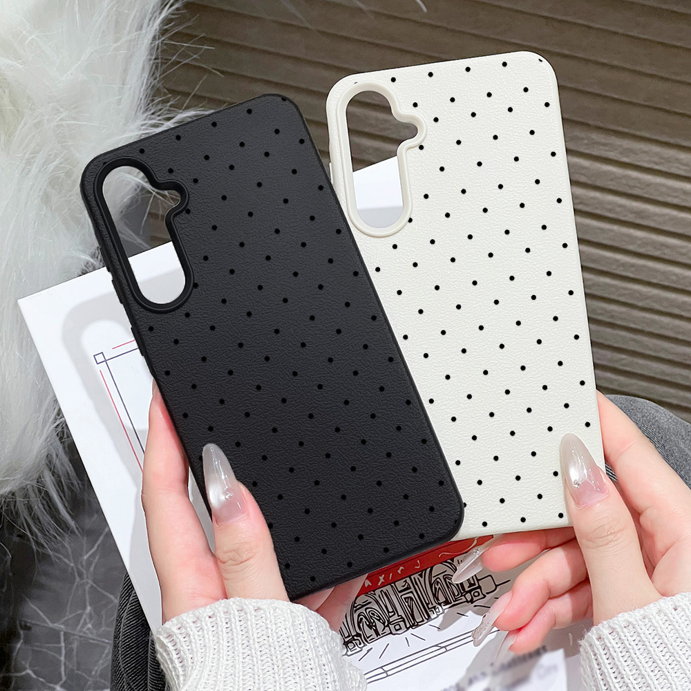 Ins Polka Dots Phone Case For  - Phone Cases Samsung S25 Ultra review and price