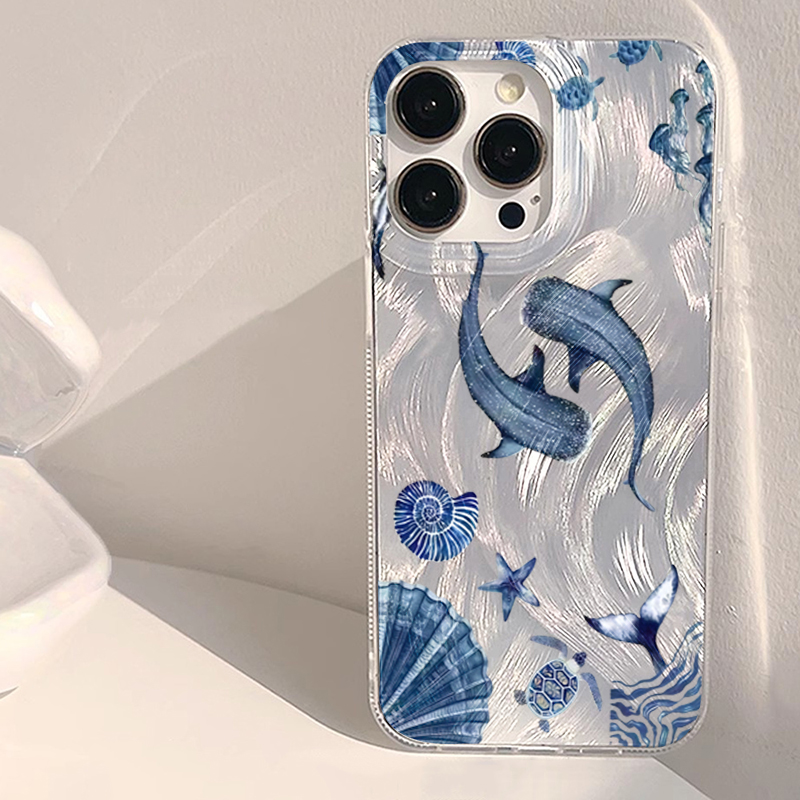 Ocean Animal Whale Turtle Tren - Phone Cases Trendy review and price