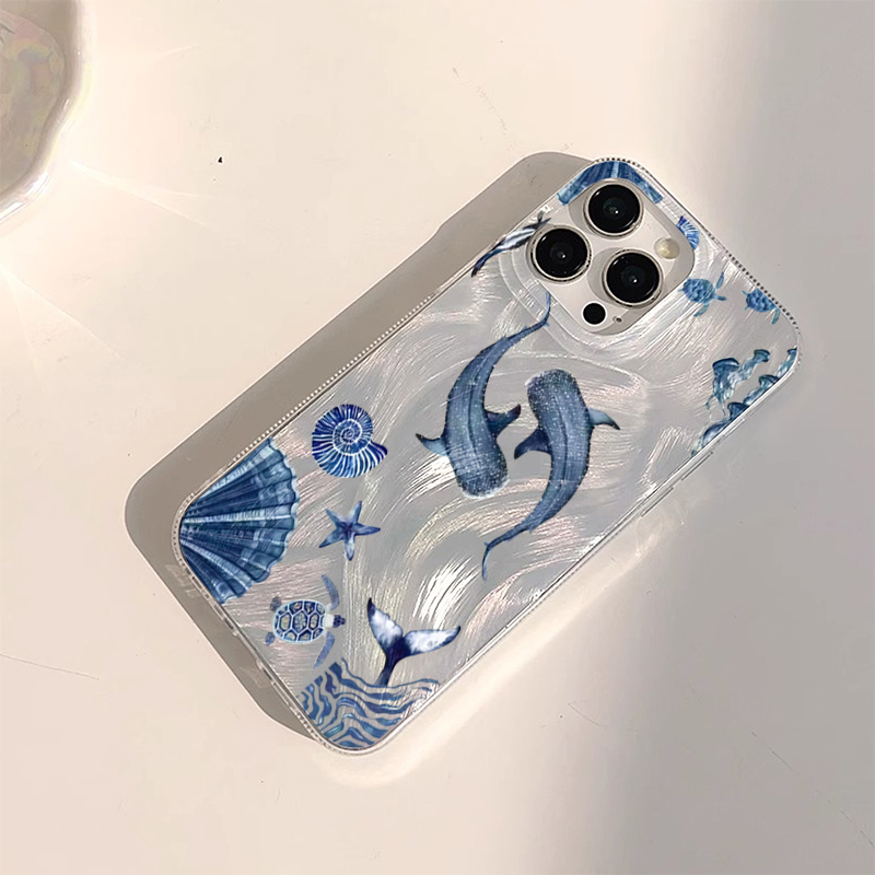 Ocean Animal Whale Turtle Tren - Phone Cases Trendy review and price
