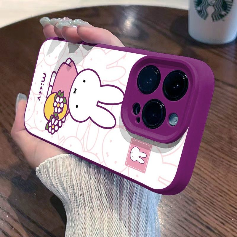 Miffy Cute Anime Cartoon Coupl - Phone Cases Cool Girl review and price