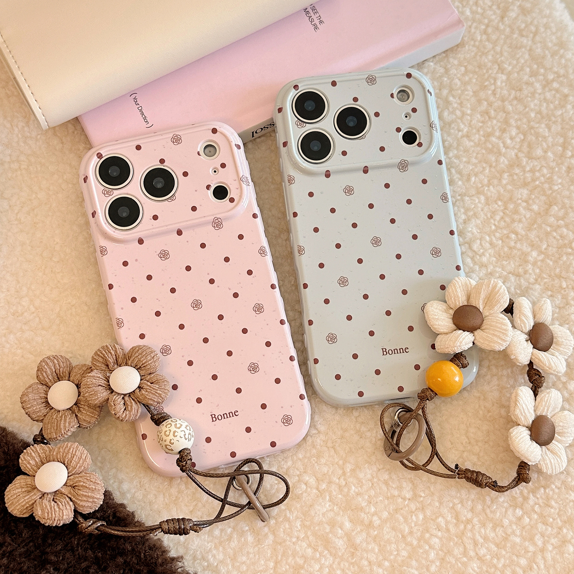 Korean Full Screen Polka Dots  - Phone Cases With Loop review and price