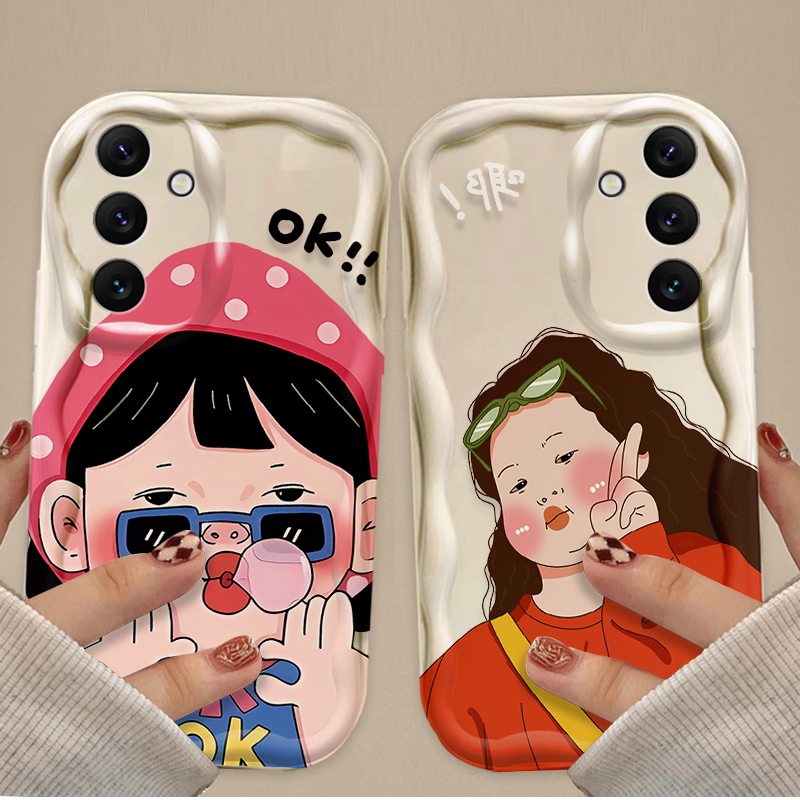 Funny Boy Cute Girl Wave Soft  - Phone Cases For Boys review and price