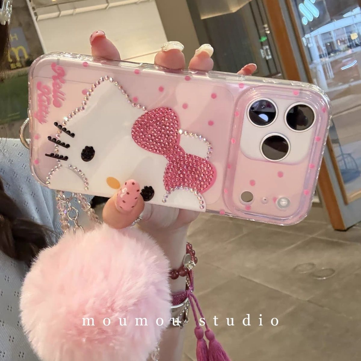 Cartoon Diamond Hello Kitty Ph - Phone Cases Cool Girl review and price