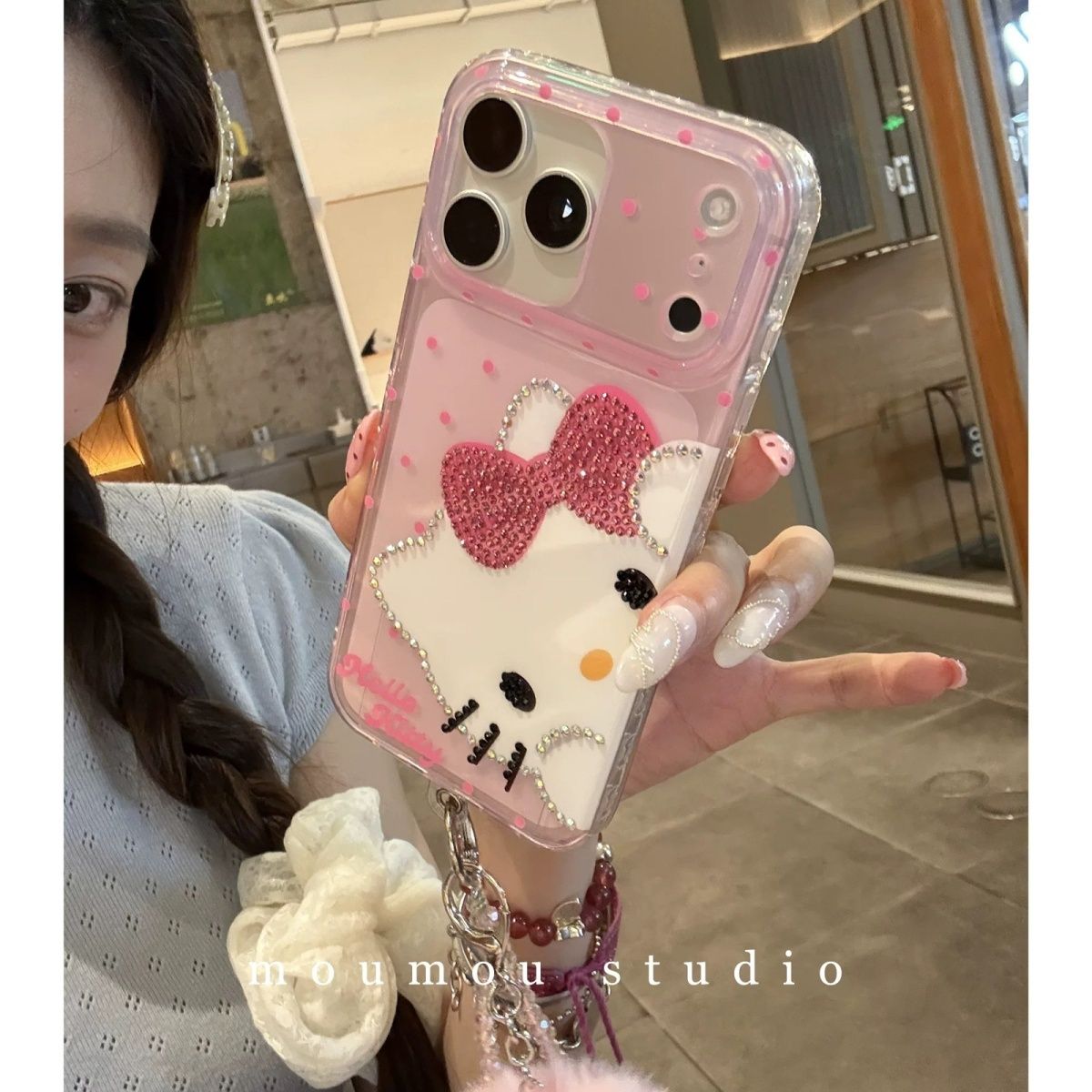 Cartoon Diamond Hello Kitty Ph - Phone Cases Cool Girl review and price