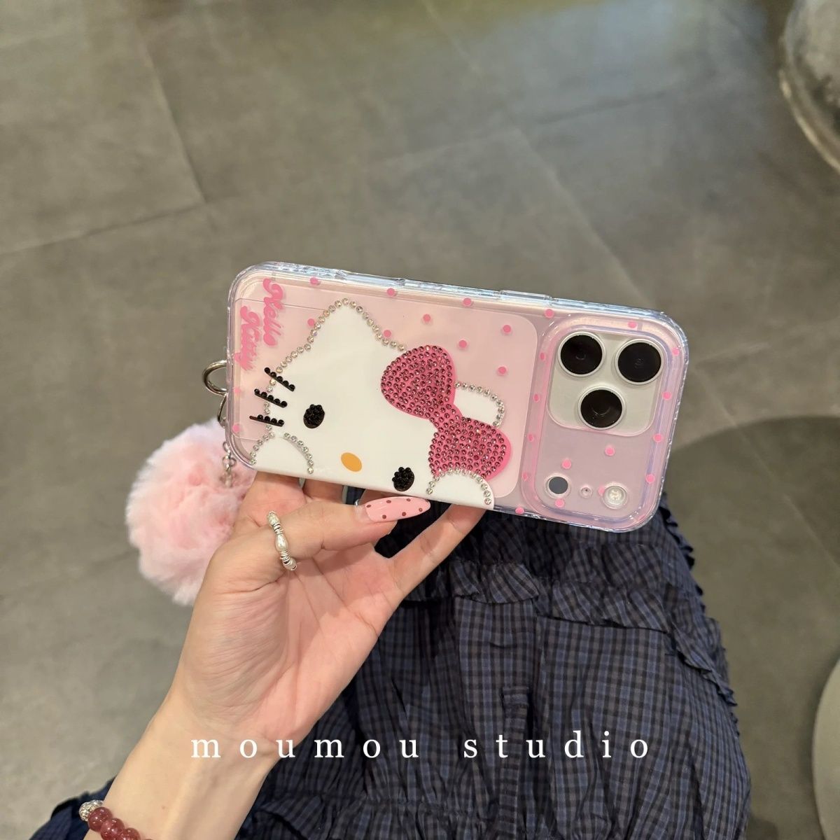 Cartoon Diamond Hello Kitty Ph - Phone Cases Cool Girl review and price