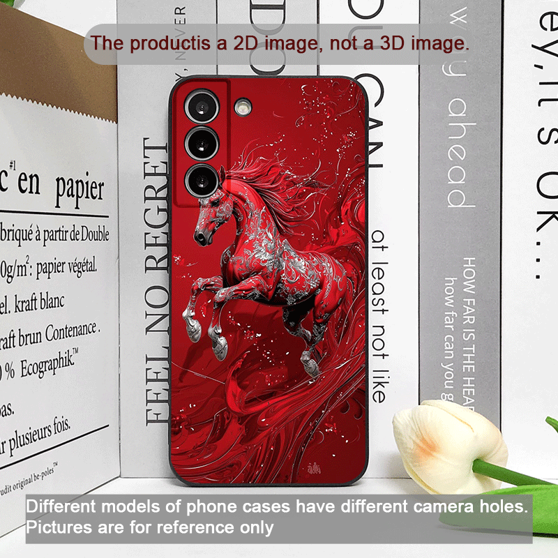 Fashion Chinese-Style Red Hors - Phone Cases Trendy review and price
