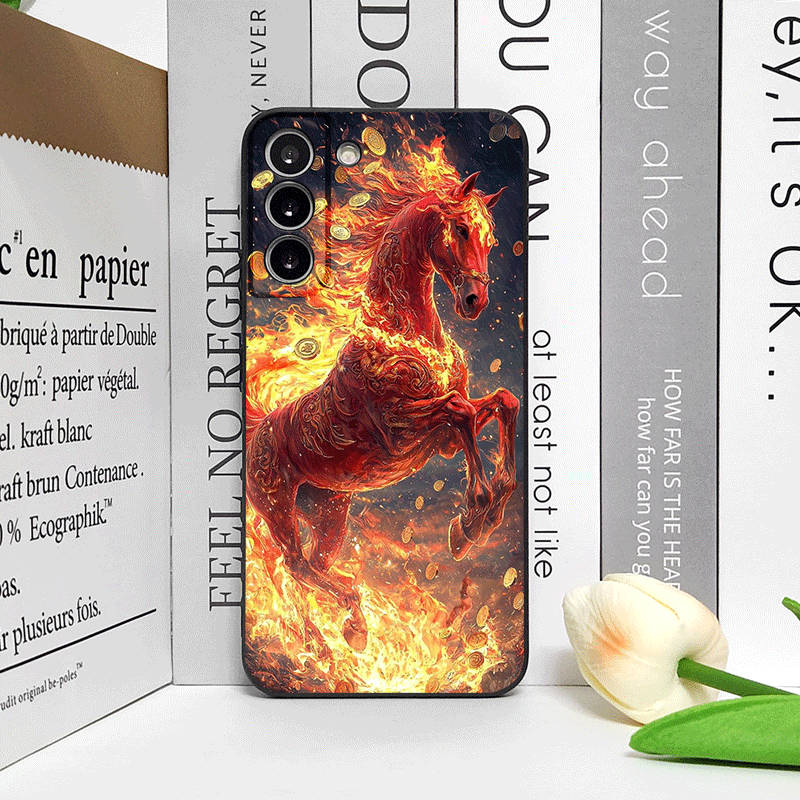 Fashion Chinese-Style Red Hors - Phone Cases Trendy review and price