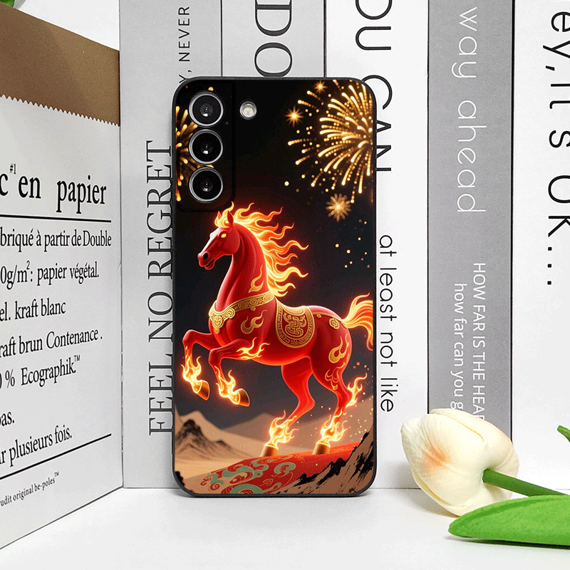 Fashion Chinese-Style Red Hors - Phone Cases Trendy review and price