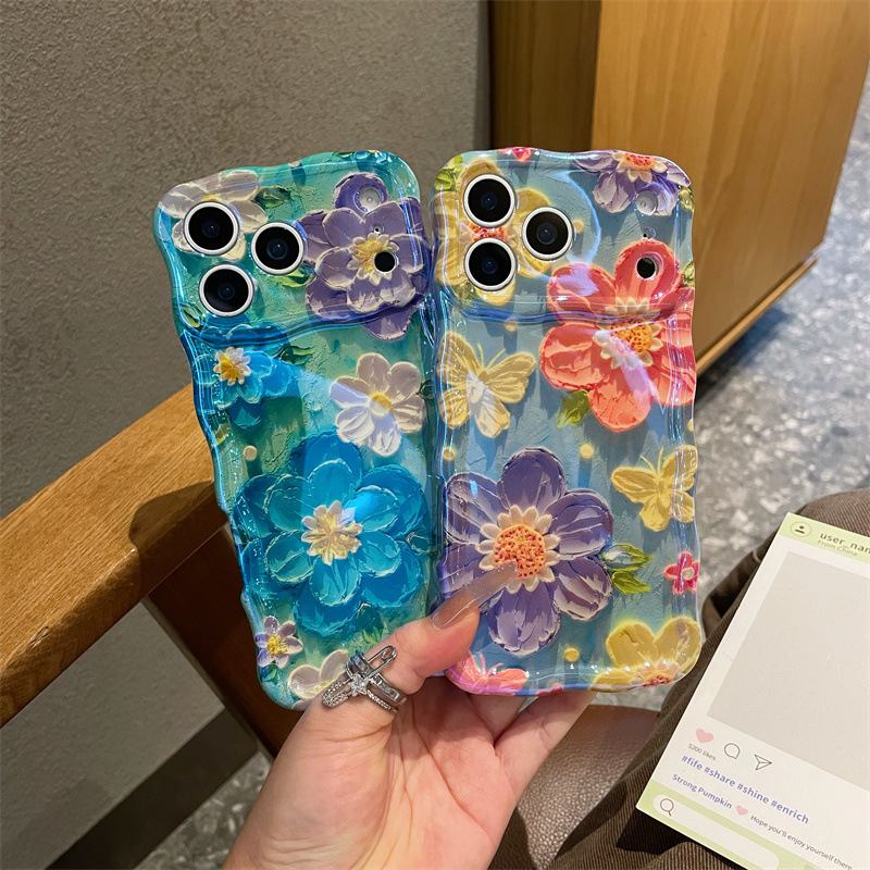 Luxury Blue Light Oil Painting - Phone Cases Drawing review and price