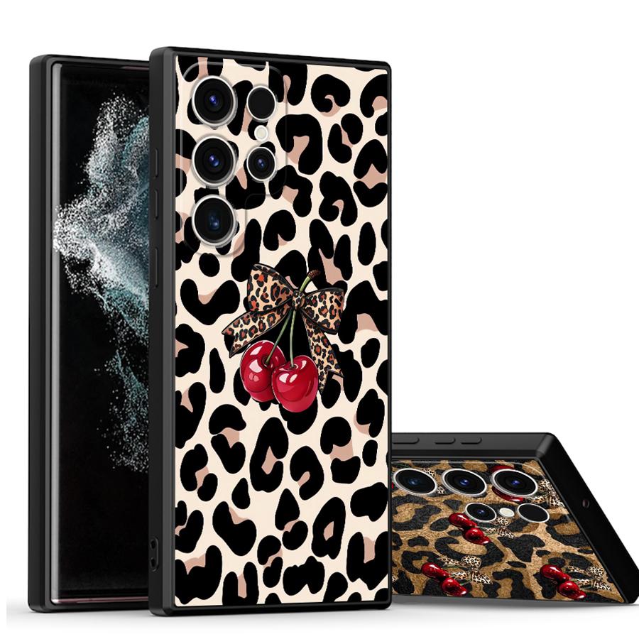 Leopard Cherry Funda Phone Cov - Phone Cases Galaxy S26 Ultra review and price