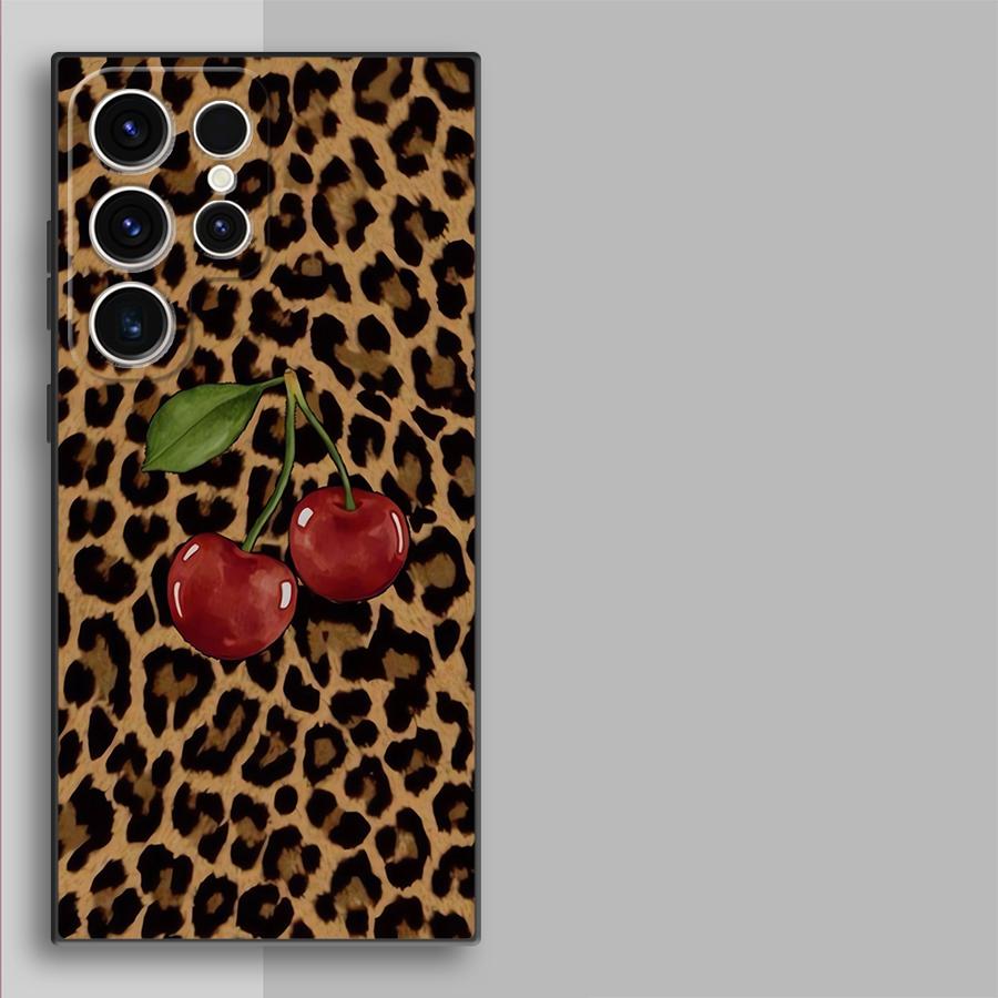 Leopard Cherry Funda Phone Cov - Phone Cases Galaxy S26 Ultra review and price