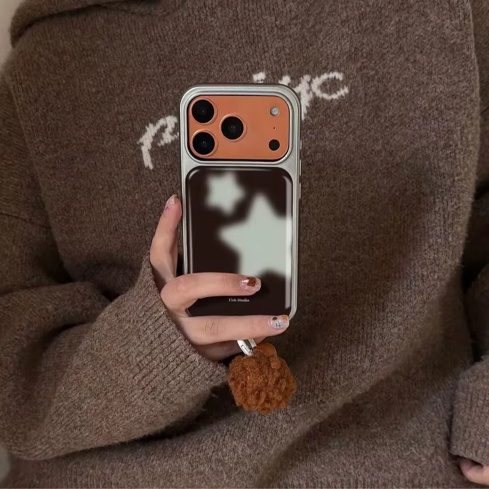 Ins Trendy Blue Stars Brown Sh - Phone Cases Drop Proof review and price
