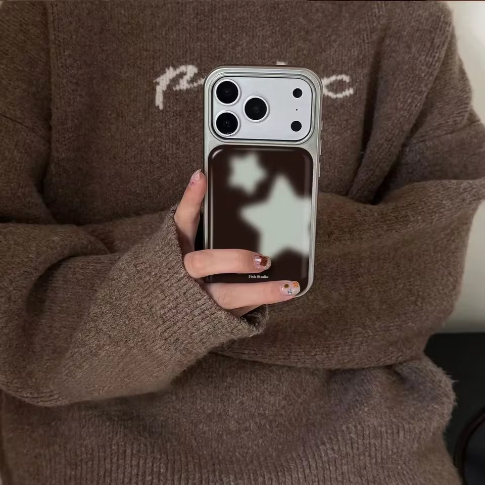 Ins Trendy Blue Stars Brown Sh - Phone Cases Drop Proof review and price
