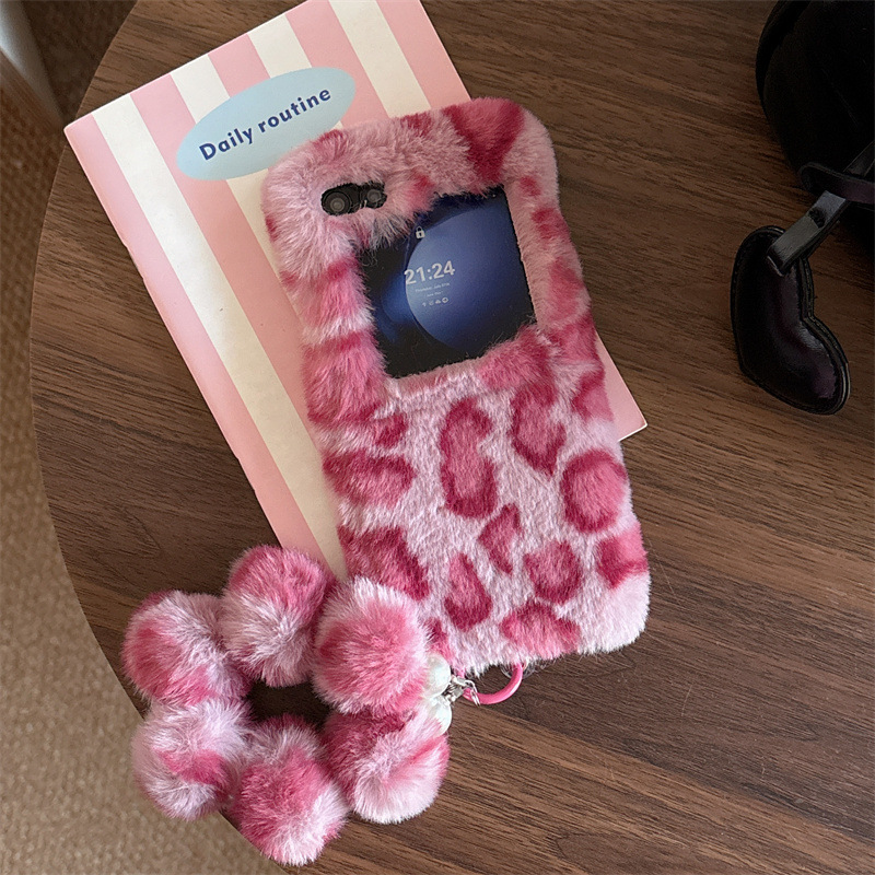 Fashion Leopard Print Fluffy P - Phone Cases Trendy review and price