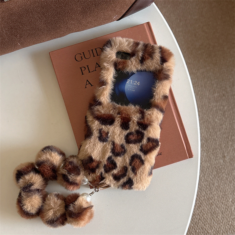 Fashion Leopard Print Fluffy P - Phone Cases Trendy review and price