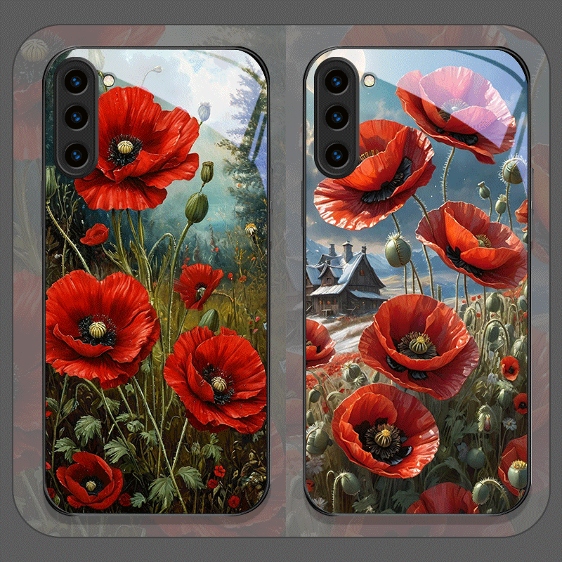 Retro Poppy Flower Bloom Hot R - Phone Cases Galaxy S26 Ultra review and price