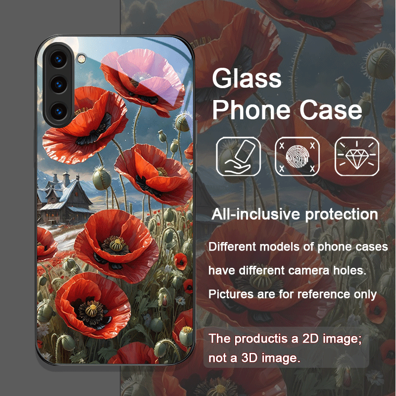 Retro Poppy Flower Bloom Hot R - Phone Cases Galaxy S26 Ultra review and price