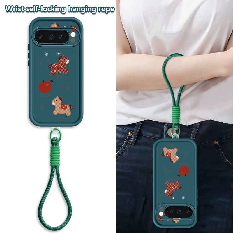 Cute Foal Print Wrist Strap La - Phone Cases Pixel 10 review and price